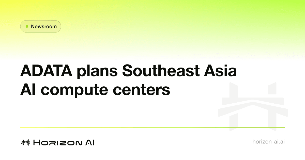 ADATA、東南アジアでAI計算拠点を展開　タイ訪問で産業連携を深化