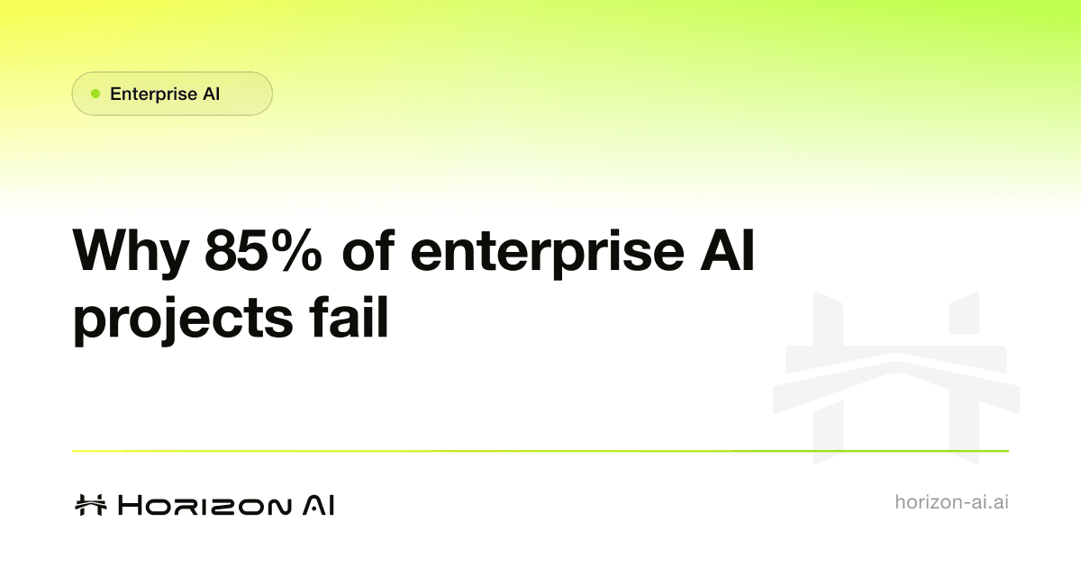なぜ企業のAIプロジェクトの85%は失敗するのか。4つの原因と対策