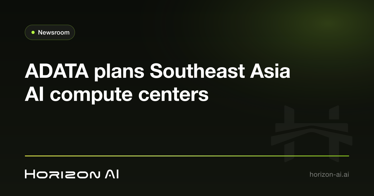 ADATA plans Southeast Asia AI compute centers, with a Thailand visit to deepen industry ties