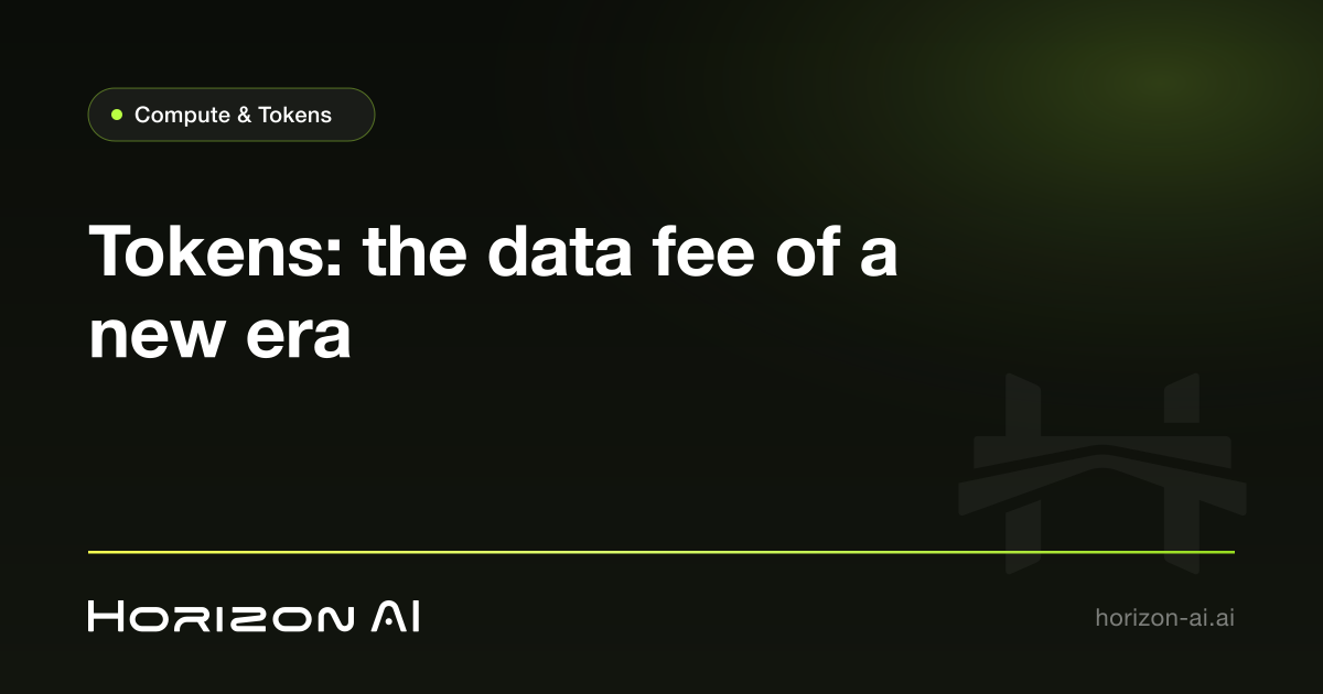Tokens are the data fee of a new era: is Taiwan's compute abundant or scarce?